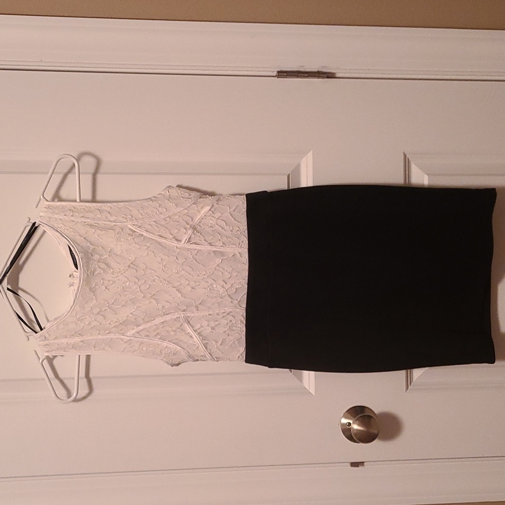FOREVER 21 Black and White Dress